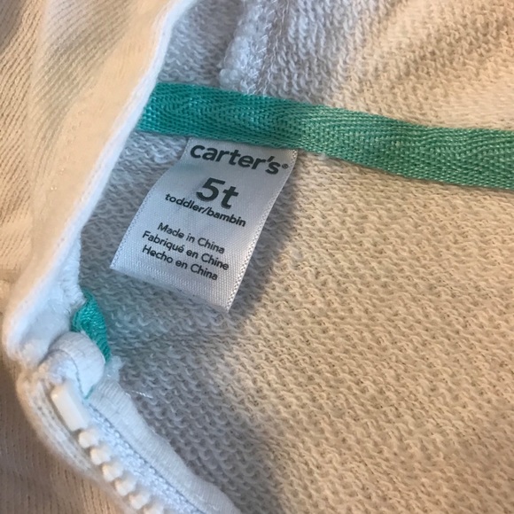 ‼️KIDS SALE‼️ 5 CARTERS ZIP UP HOODIE - Picture 4 of 10